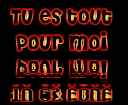 tu es tout pour moi  coeur
